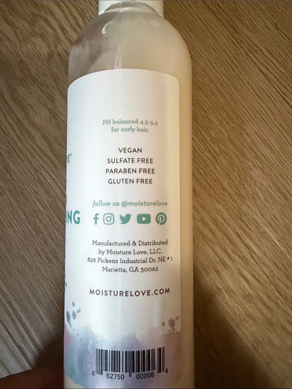 Moisture love￼ leave conditioning